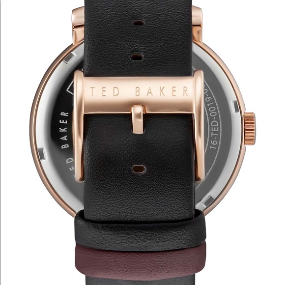 ⌚️🆕 Ted Baker ✦ 42mm Men's Watch ✦ Leather Strap - Picture 5 of 8